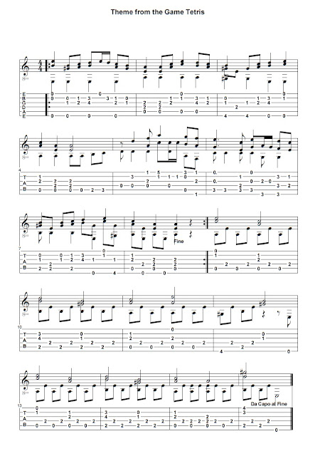 Partitura Guitarra Anónimo