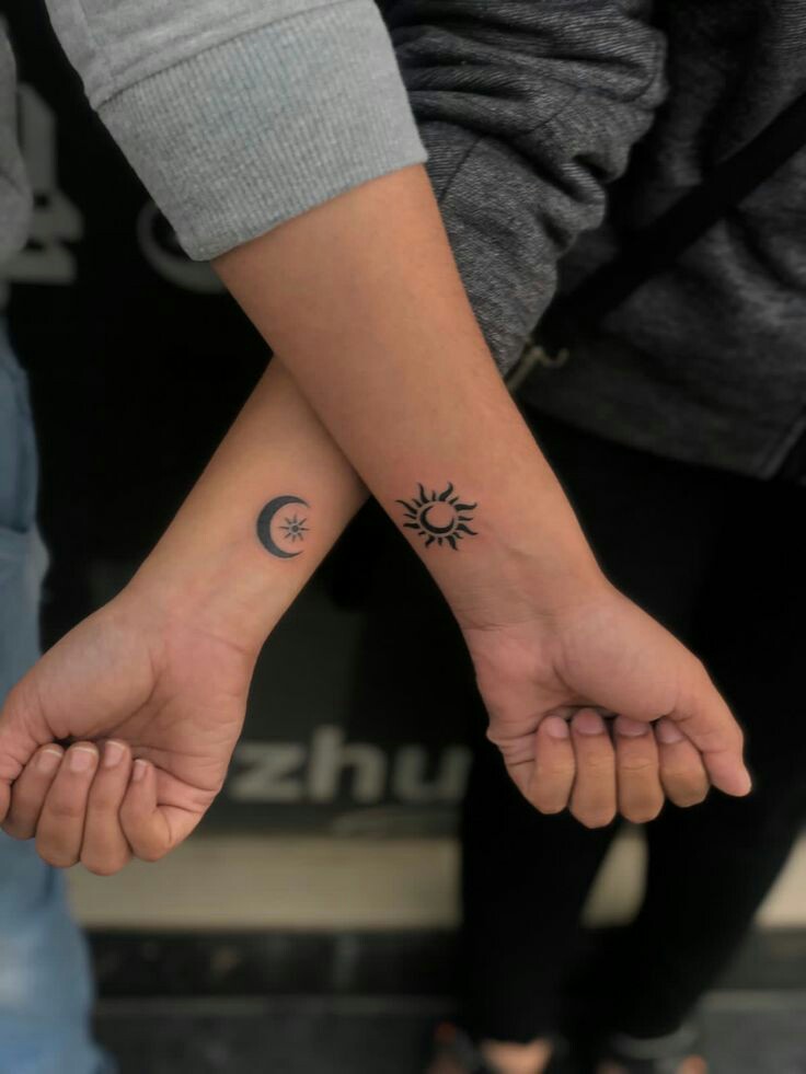 Moon and Sun Tattoo Ideas for Couples