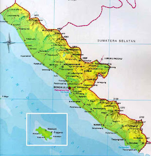 Peta Propinsi Bengkulu