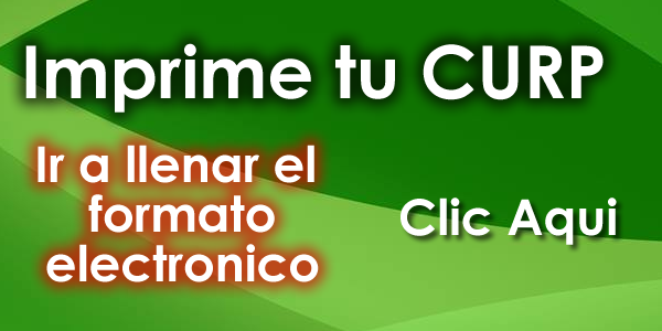 Curp verde gratis para imprimir en linea rapidamente