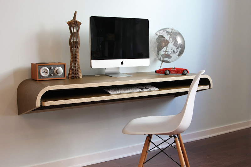 Minimal Float Wall Desk