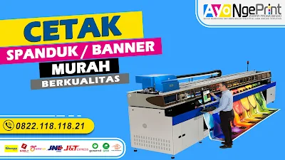 Cetak Spanduk Flexy Banner MMT Digital Printing di Ciracas, Jakarta Timur