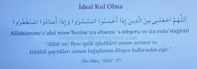 Her gün okunacak dualar / ideal Doğru /Müslüman kul olma duası