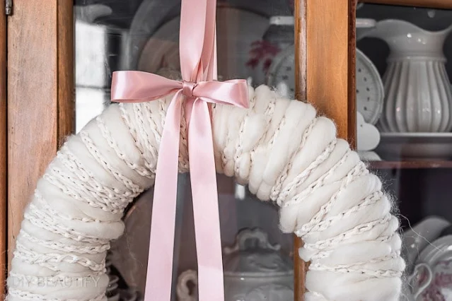 cozy texture wreath