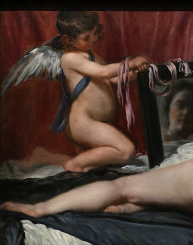 Detalle:  Venus ante el Espejo. Velázquez