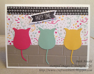 Craft with Beth: Cat Punch Art Owl Builder Punch Mom's Birthday Card