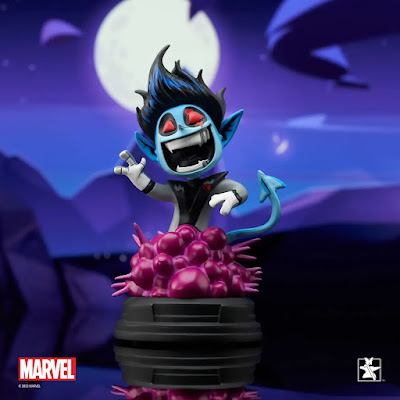 San Diego Comic-Con 2022 Exclusive Nightcrawler X-Force Edition Animated Marvel Mini Statue by Skottie Young x Gentle Giant