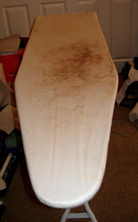 ironing board cover before