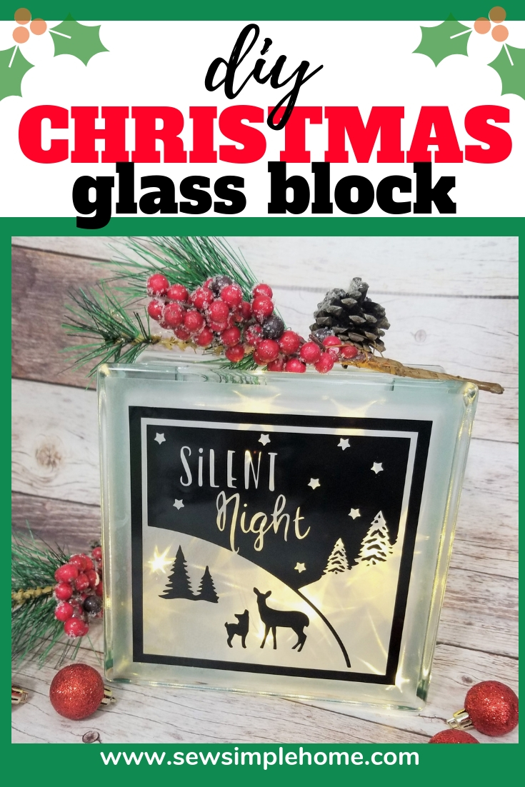 Christmas Glass Block Craft Ideas  Glass block crafts, Christmas glass  blocks, Christmas blocks