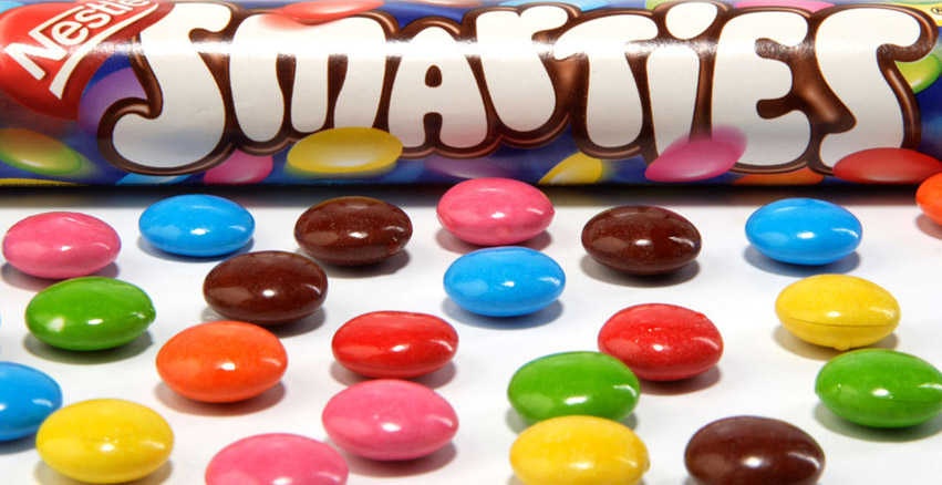 Old Smarties Tube. smarties cardboard tube