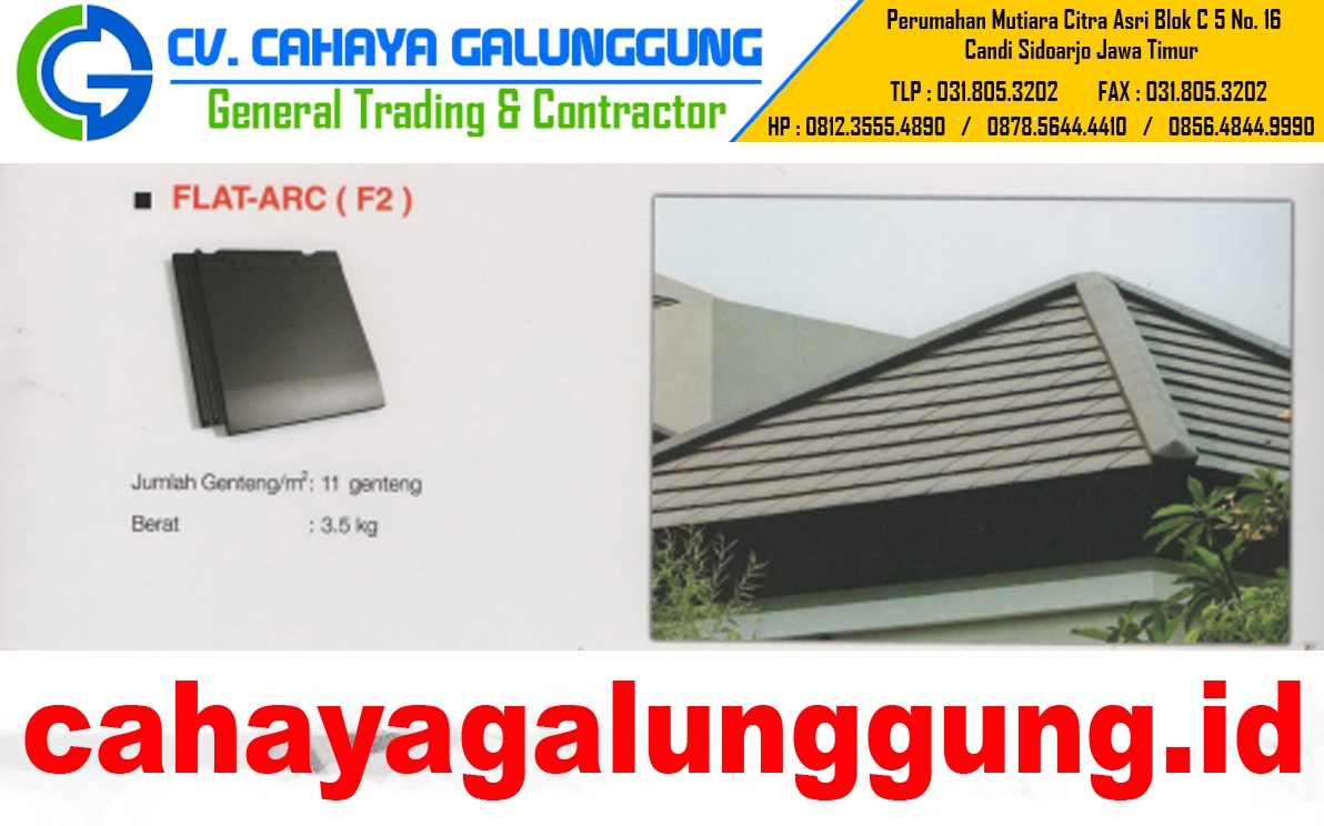  Genteng  Beton Javaton Daftar Harga Bahan Bangunan Murah 