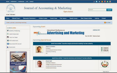 Free Journal Site | Journal of Accounting & Marketing 