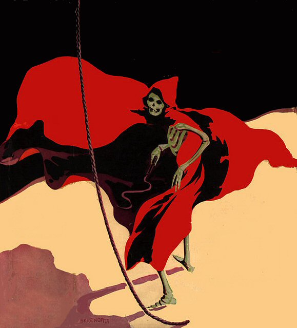 Reaper In A Red Cloak