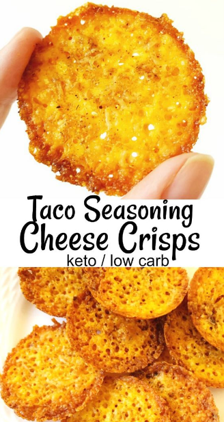 Taco Seasoning Cheese Crisps – Keto / Low Carb