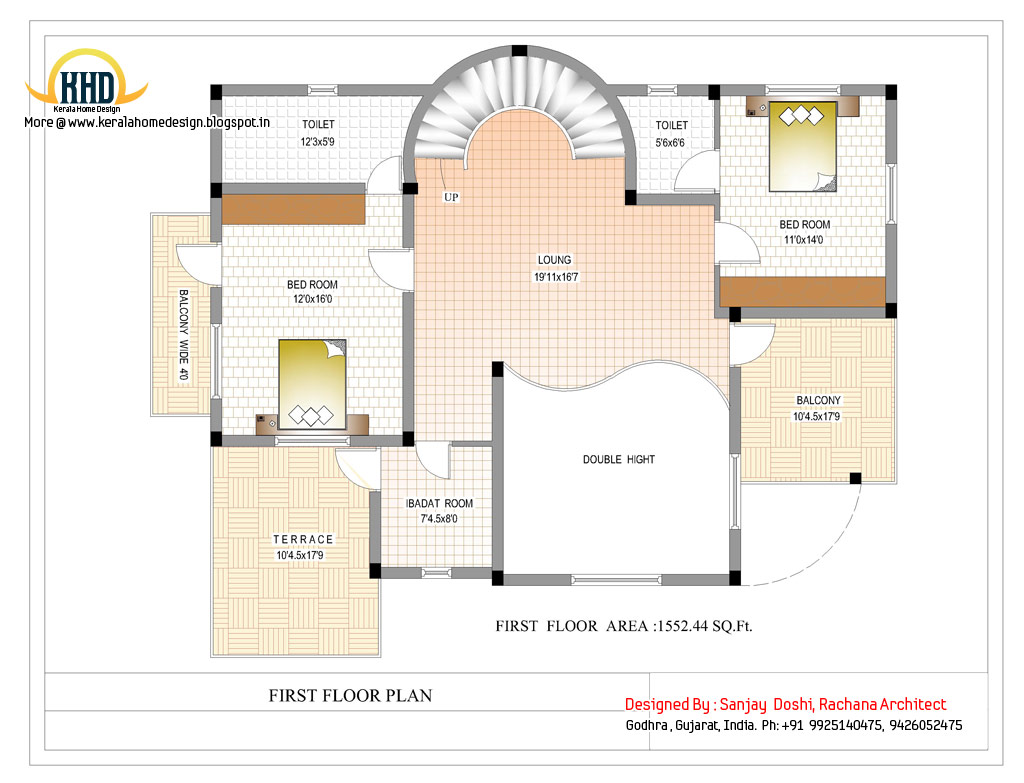  Duplex  House  Plan  and Elevation 3122 Sq Ft home  