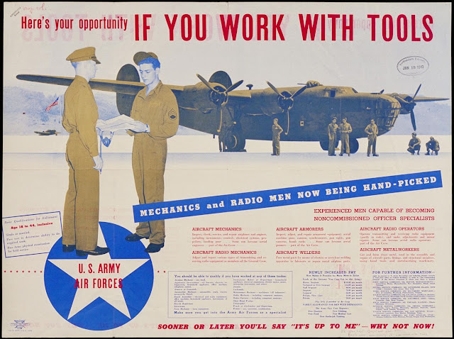 Carteles de la Segunda Guerra Mundial para motivar a la población en Estados Unidos
