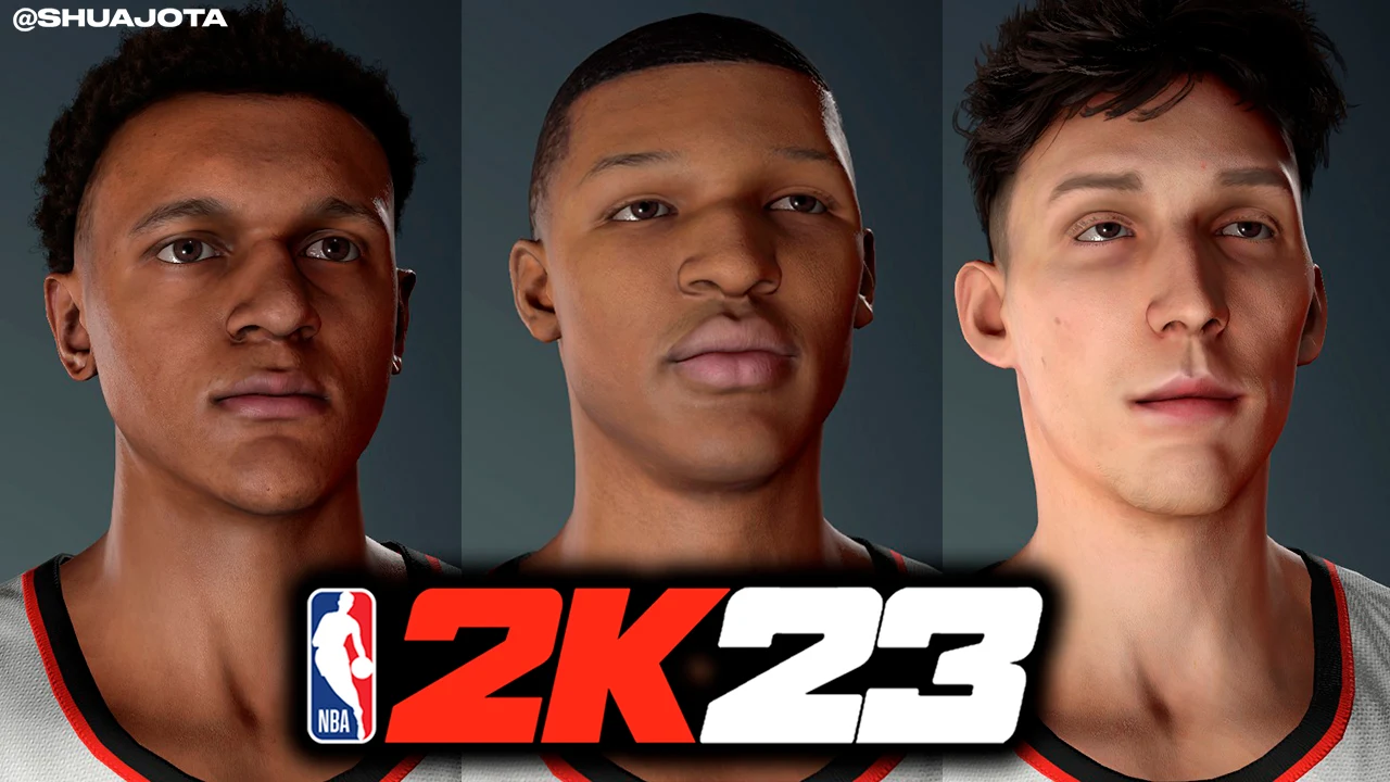 NBA 2K23 Rookies Face Scans