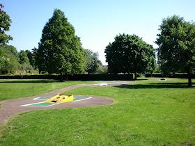 Crazy Golf course at Gadebridge Park in Hemel Hempstead, Hertfordshire