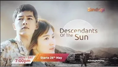 'Descendants of the Sun' Korean Tv Serial Re-telecast on Zindagi Tv