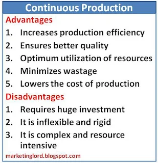 advantages-disadvantages-continuous-production