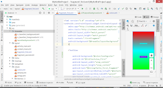 Varanasi Software Junction: Android Studio Layout and Colors