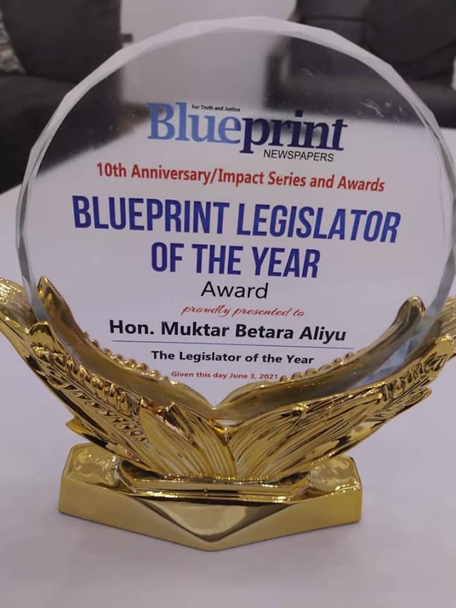 Hon. Betara Awarded as the  Legislator of the Year