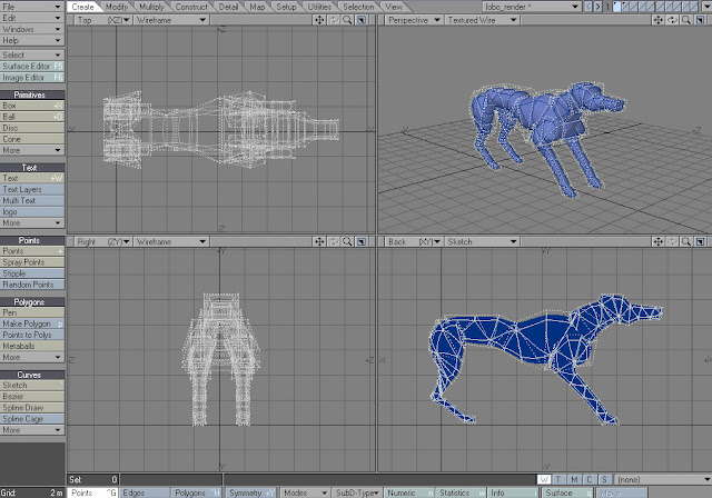 perro 3d - lightwave 9.6