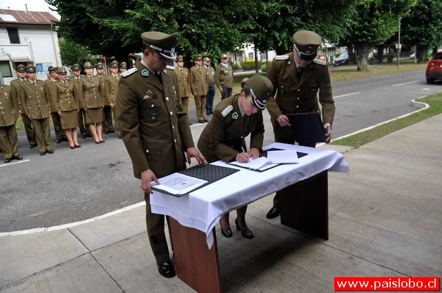 Cambio de mando de Carabineros de la Cuarta Comisaria de Río Bueno