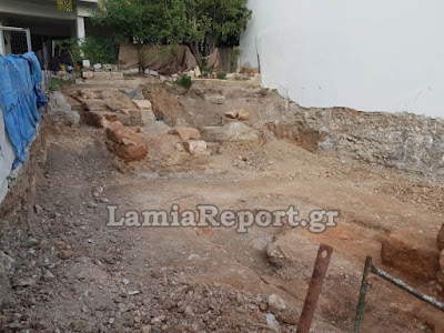 Λαμία: Ανακαλύφθηκε μέρος από το τείχος της αρχαίας πόλης 