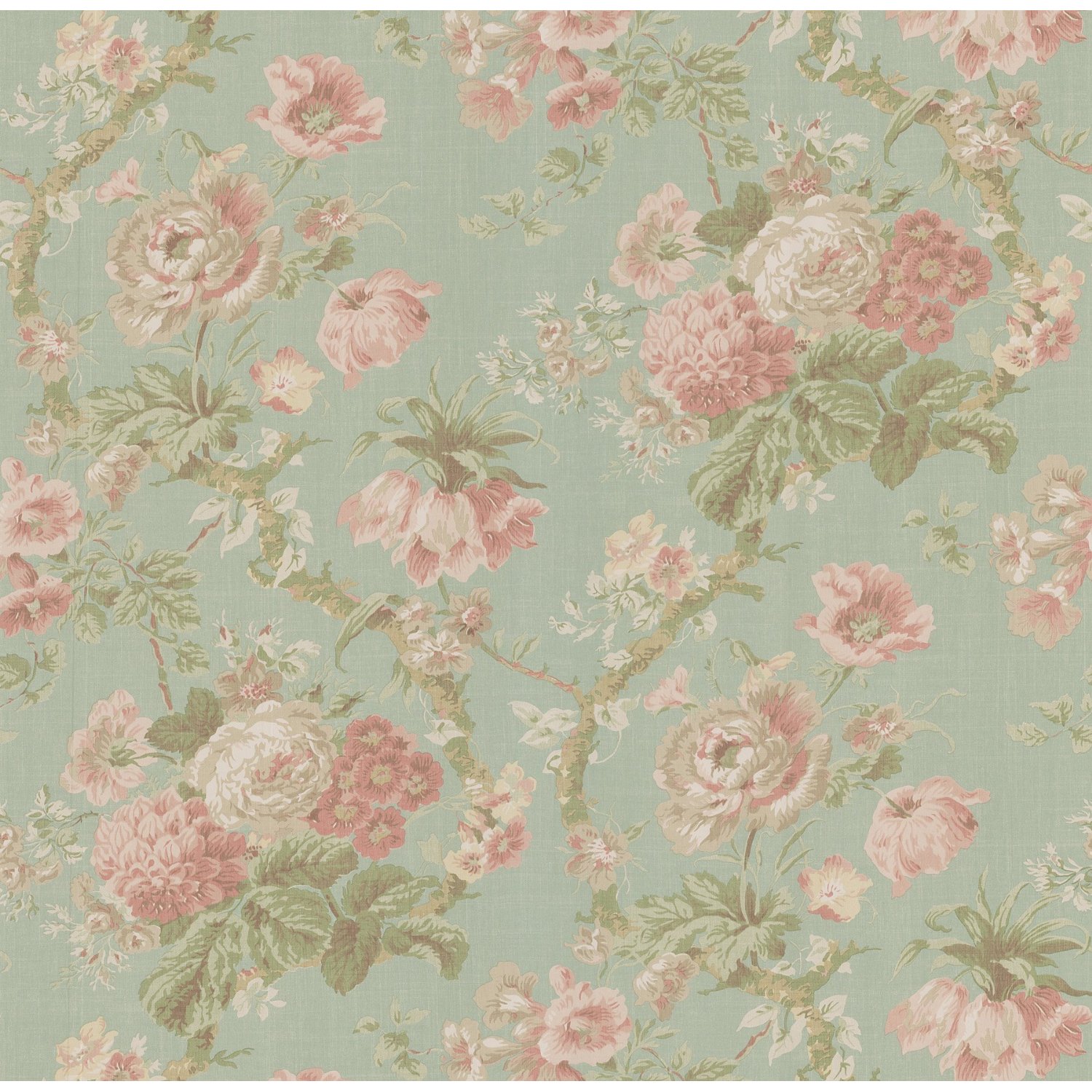wallpaper vintage floral on This Vintage Floral Could Work But May Be Too Flowery