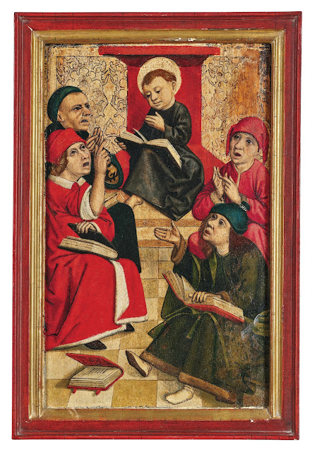 Quatre scènes Christ Maître Salzbourg, vers 1470