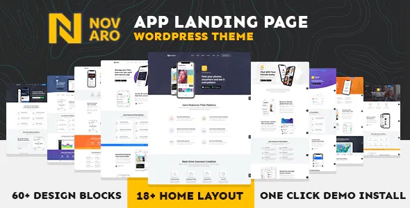 Best App Landing Page WordPress Theme