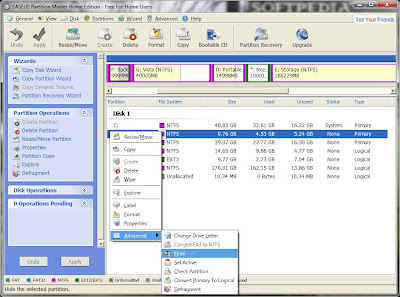 EASEUS Partition Master, System, Tools, Windows, Windows 7