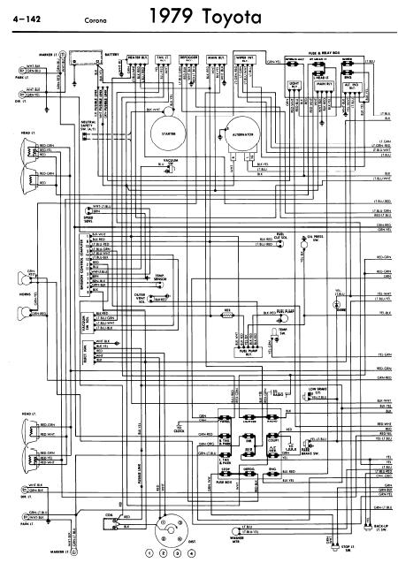 Toyota Corona 1979 Wiring Diagrams Posted on Thursday June 30 