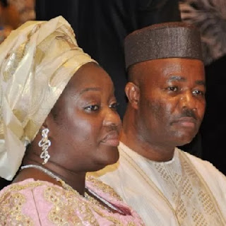 Akpabio and wife