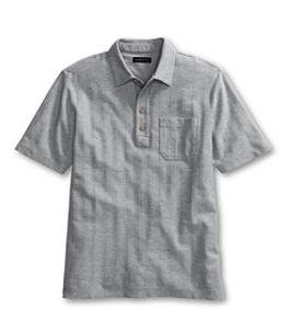 Herringbone Short Sleeve Polo - www.men-women-clothes.co.cc