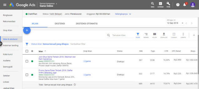 Jasa Google Adwords Situs Judi Online - Areaiklan