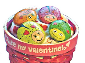 painted rocks, love bugs, Valentine's, rock painting, gift, idea
