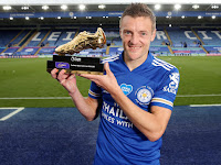 Jamie Vardy wins Premier League’s Golden Boot award.