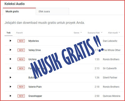 Lagu Koleksi Audio YouTube Terbaru Gratis Bebas Hak Cipta Lagu Koleksi Audio YouTube Terbaru Gratis Bebas Hak Cipta 2018, Yuk Download Sekarang Juga!