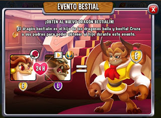 imagen de como sacar al dragon bestialin de dragon city