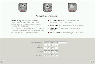 Konfigurasi jaringan Proxmox 2.3