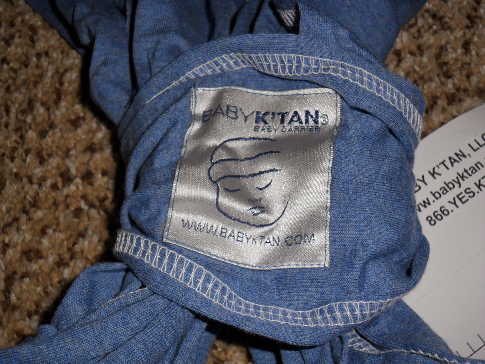 How to wear your baby with Baby K'tan. Review  (Blu me away or Pink of me Event)