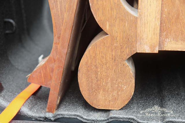 Garage Sale Finds Antique Oak Buffet