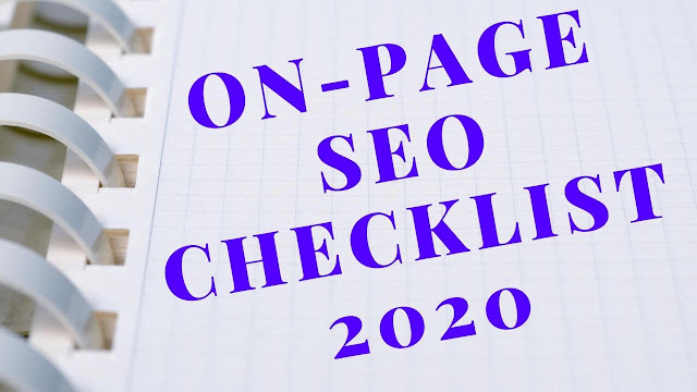 On-Page SEO Checklist 2020 - https://generalsearches.blogspot.com/
