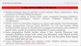 Website Palsu Telkomsel 