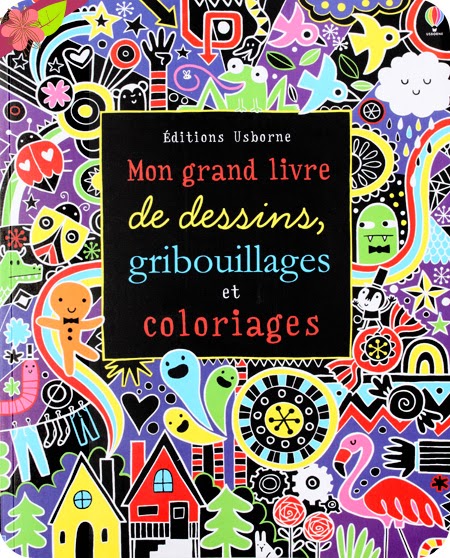 Mon grand livre de dessins, gribouillages et coloriages - éditions Usborne