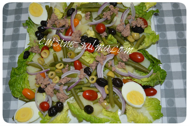   سلطة, نيسواز, سهلة, وسريعة, Salade, niçoise 