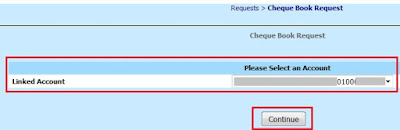 Cheque Book Request
