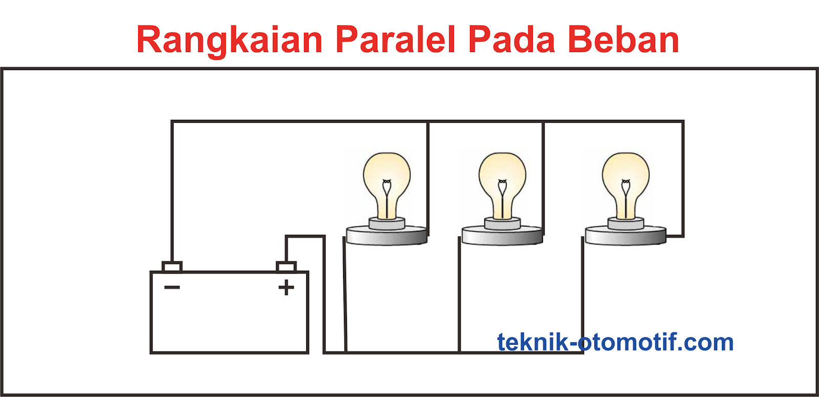 Perbedaan Rangkaian Seri  dan Paralel teknik otomotif com